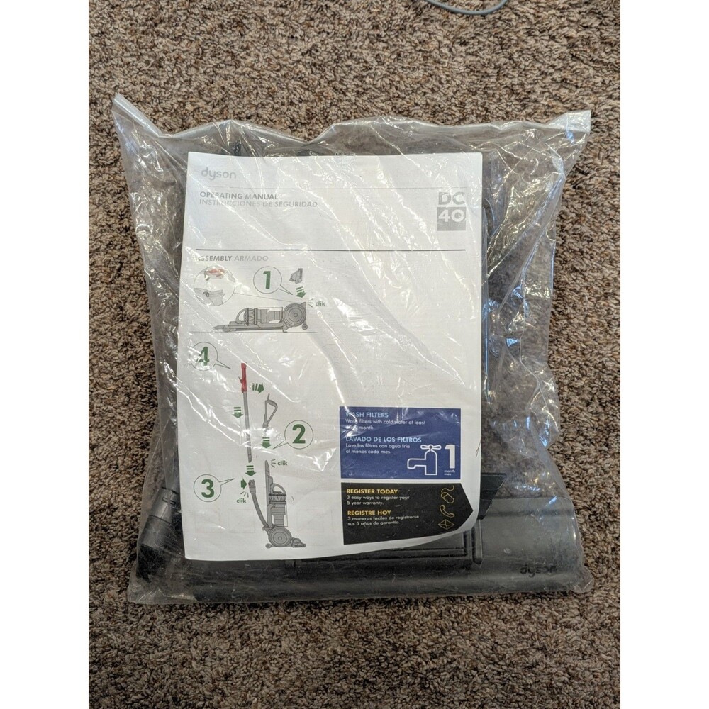 Genuine Dyson DC40 Vacuum Attachments Tool Kit Mini Turbine Brush Manual NEW